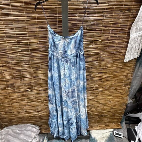 Raviya Plus Womens Tie-Dye Strapless Cover-up Size 1X - Picture 3 of 3